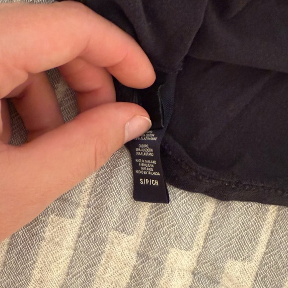 SKIMS Classic Black Long Sleeve Turtle Neck - Picture 3 of 3